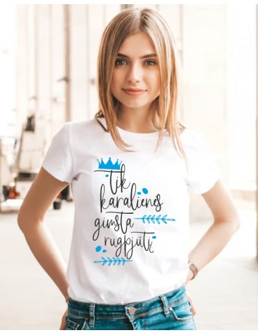 Marškinėliai "Karalienės gimsta rugpjūtį"