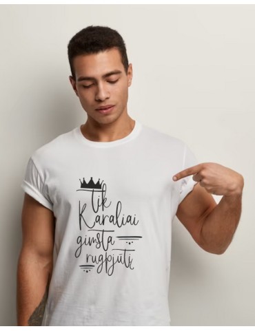 Marškinėliai "Karaliai gimsta rugpjūtį"